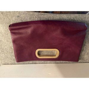 Charming Charlie Plum Clutch Bag  #922